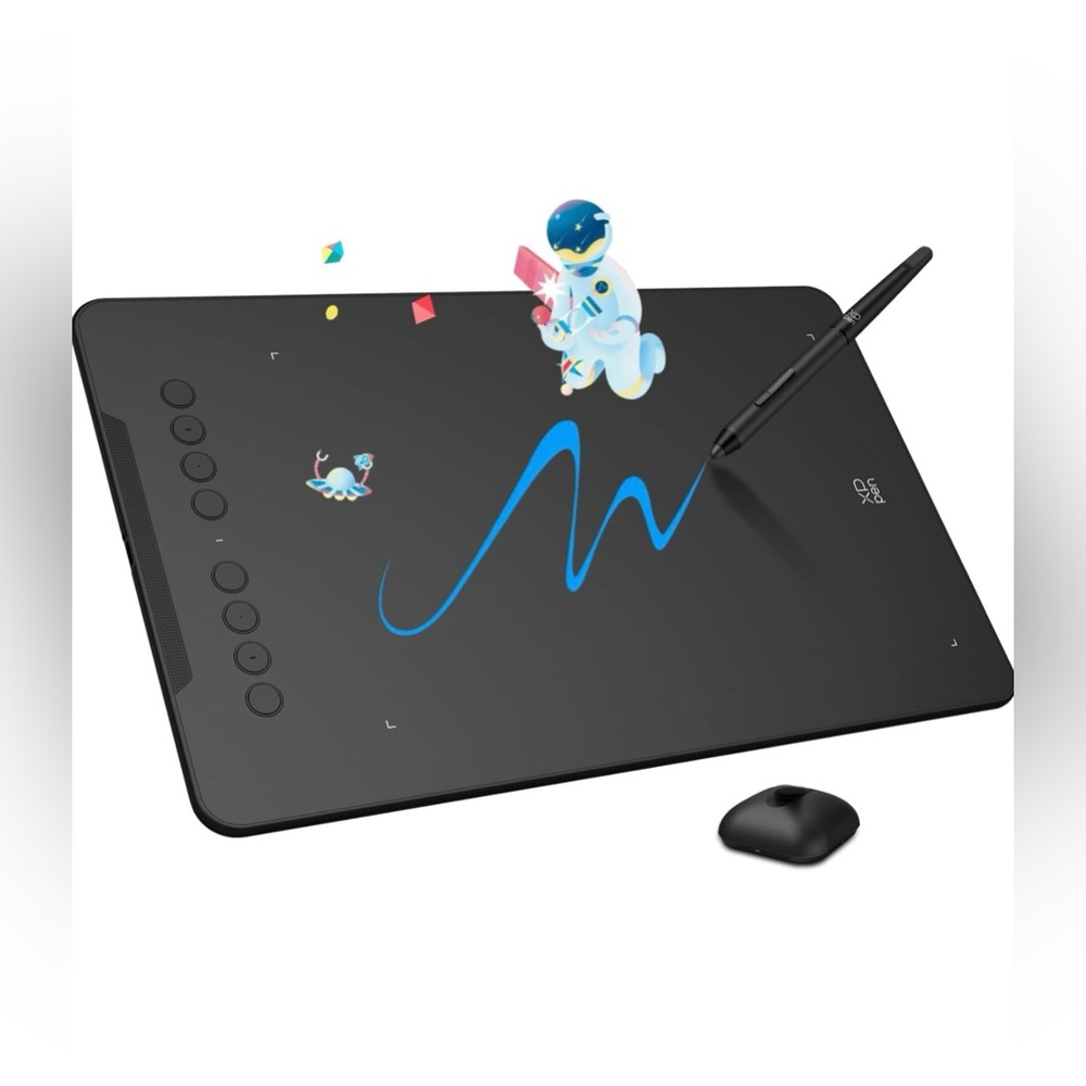 Brand New 10x6.25 Inch Drawing Tablet/Black